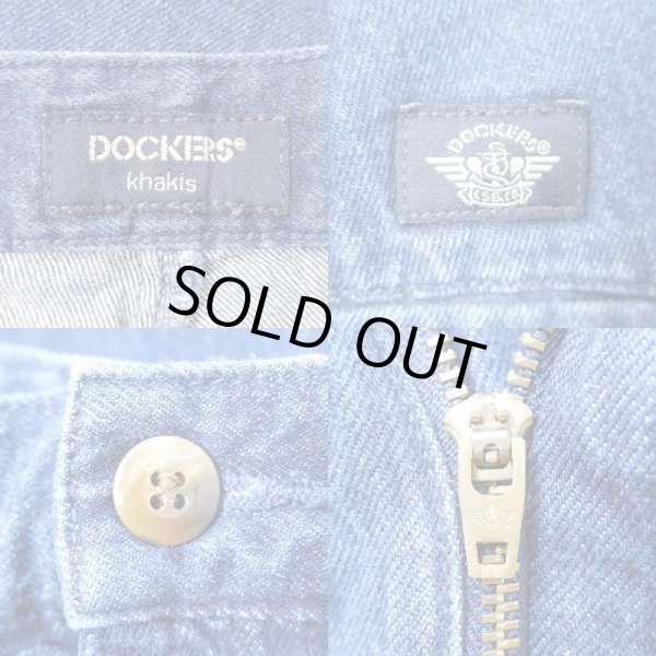 画像3: 90-00's DOCKERS 2タック デニムショーツ (3)