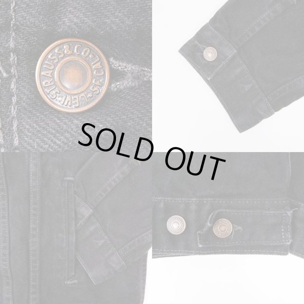 画像4: 90's Levi's 70507-4159 ブラックデニムジャケット “X-LARGE” (4)