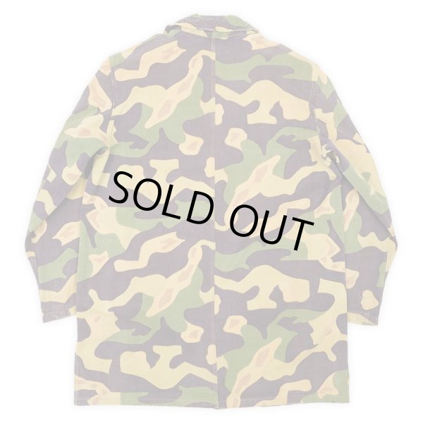 画像2: 60's Czecho-Slovakia Military サラマンダーカモ柄 ハーフコート (2)