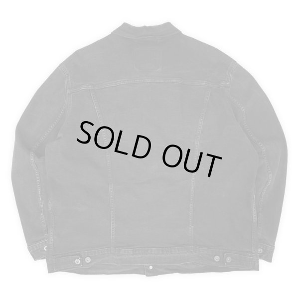 画像2: 00's Levi's ブラックデニムジャケット (2)