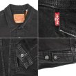 画像4: 00's Levi's ブラックデニムジャケット (4)