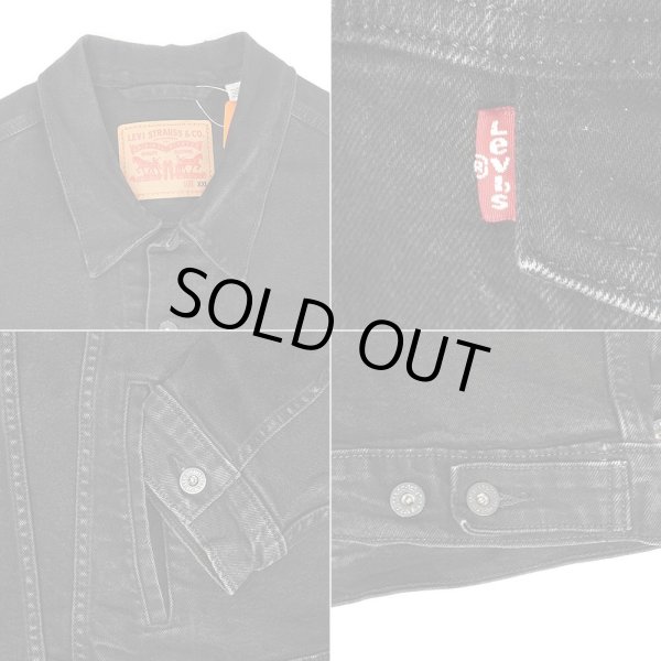 画像4: 00's Levi's ブラックデニムジャケット (4)