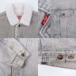 画像4: 80's Levi's デニムボアジャケット “GRAY / MADE IN USA” (4)