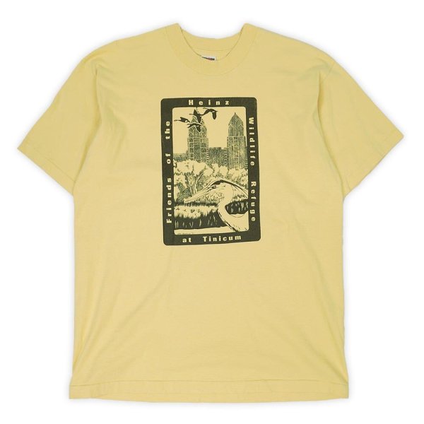 画像1: 90's Fruit of the loom アニマルプリントTシャツ (1)