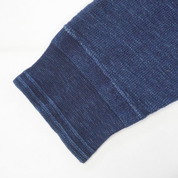 画像4: 00's Polo Ralph Lauren ヘンリーネック カットソー "Indigo Dye" (4)