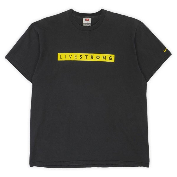 画像1: Early 00's NIKE LIVESTRONG プリントTシャツ (1)