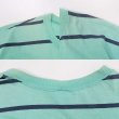画像4: 90's OLD GAP ボーダー柄 Tシャツ “EMERALD / MADE IN USA” (4)