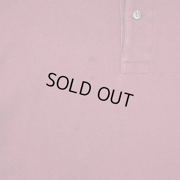 画像5: 90's LACOSTE L/S ポロシャツ "MADE IN FRANCE / BURGUNDY" (5)