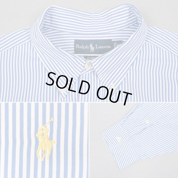 画像4: 00's Ralph Lauren ストライプ柄 ボタンダウンシャツ “CLASSIC FIT” (4)