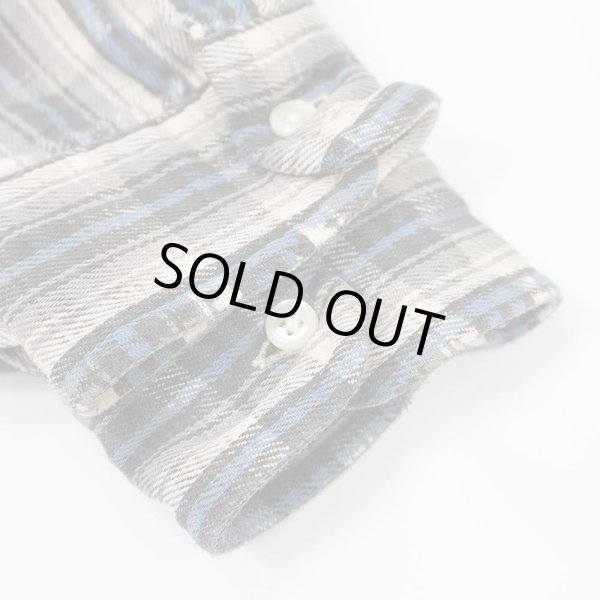 画像5: 90's Polo Ralph Lauren ヘビーネル ボタンダウンシャツ “BLAKE / Ombre Plaid” (5)