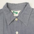 画像3: 80's KEY S/S コットンシャンブレーシャツ (3)