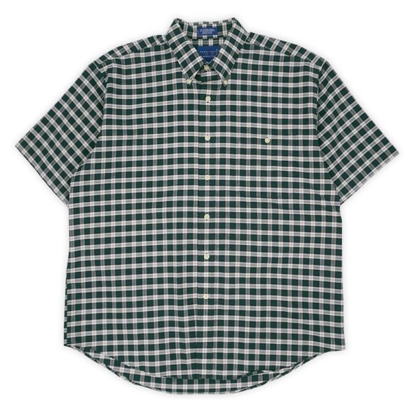 画像1: 90's TOWN CRAFT S/S ボタンダウンシャツ "DEADSTOCK" (1)