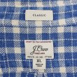 画像2: 00's J.CREW ヘビーネルシャツ "Blue Plaid" (2)