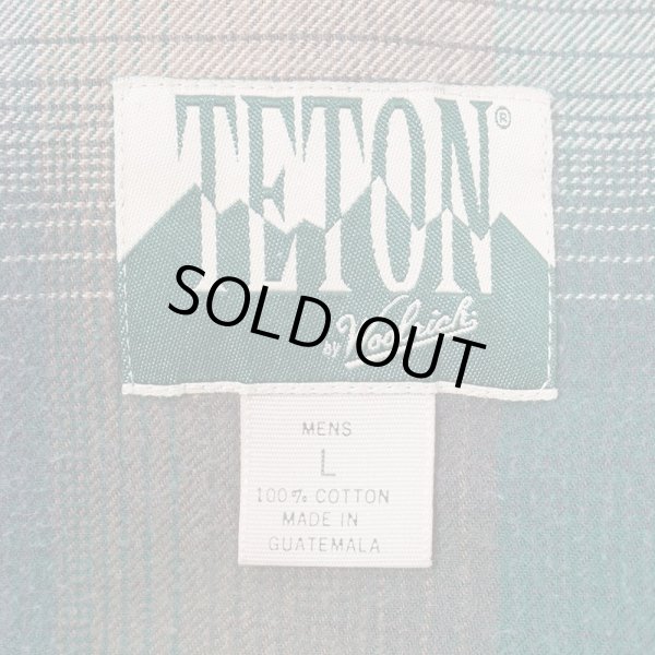 画像2: 90-00's TETON by Woolrich フランネル ボタンダウンシャツ (2)