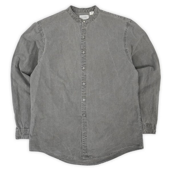 画像1: 90's The J.Peterman バンドカラーシャツ "MADE IN USA" (1)