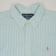 画像3: 90's Polo Ralph Lauren S/S ストライプ柄 シアサッカー ボタンダウンシャツ (3)