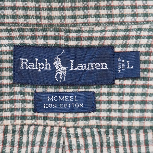 画像2: 90's Polo Ralph Lauren ボタンダウンシャツ “MACMEEL” (2)