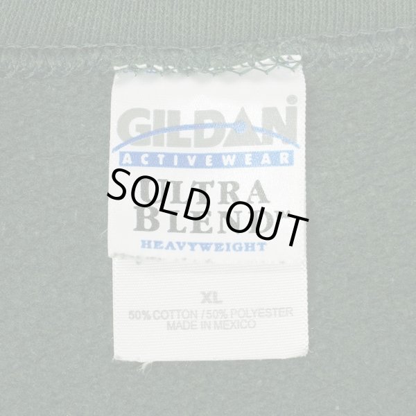 画像2: Early 00's GILDAN ロゴ刺繍スウェット (2)