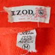 画像2: 70's IZOD LACOSTE アクリルカーディガン “ORANGE / MADE IN USA” (2)