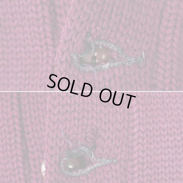 画像6: 40's E.R.COX レタードカーディガン (6)