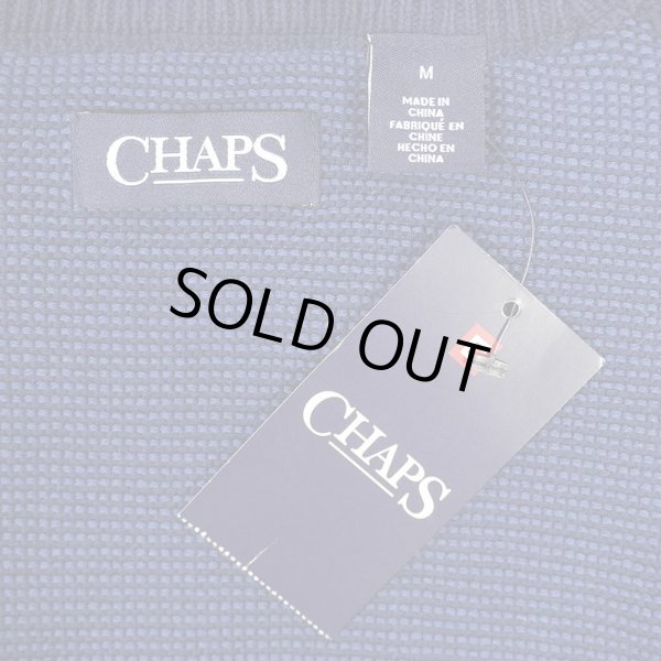 画像2: 00's CHAPS コットンニット "DEADSTOCK" (2)