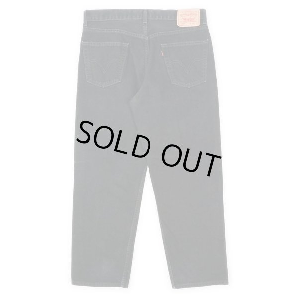 画像2: 00's Levi's 550 ブラックデニムパンツ "W36 L30" (2)