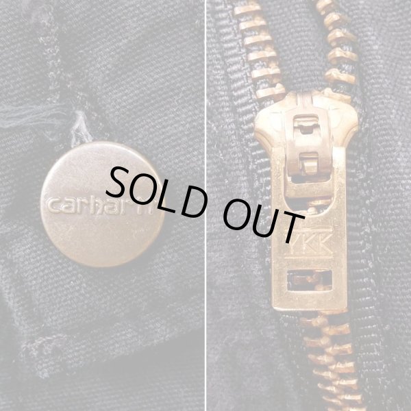 画像4: 00's Carhartt ライトダック ペインターパンツ “W32 L30 / BLACK” (4)