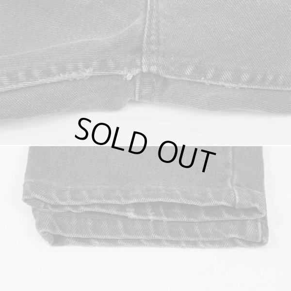 画像5: 90's Levi's 512 ブラックデニムパンツ "MADE IN USA / W33 L30" (5)