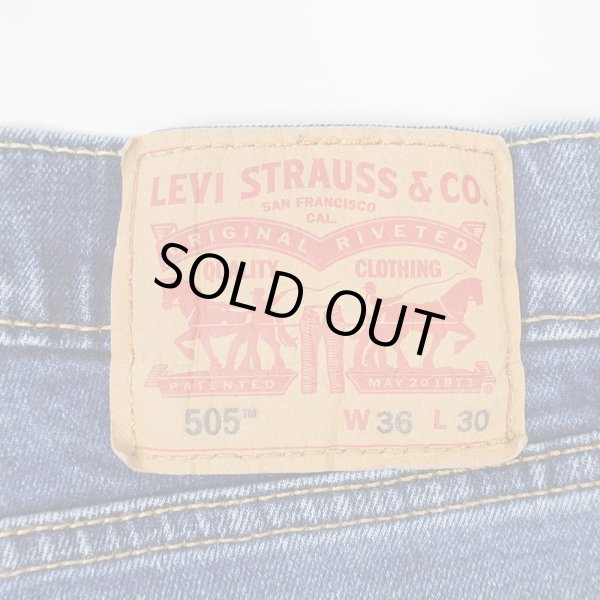 画像3: 00's Levi's 505 ストレッチ デニムパンツ "W36 L30" (3)