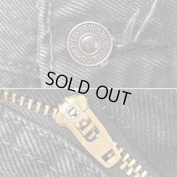 画像5: 00's Levi's 505 ブラックデニムパンツ "W36 L32" (5)