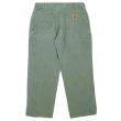 画像2: Early 00's Carhartt ダックペインターパンツ "W36 L30 / MOSS GREEN" (2)