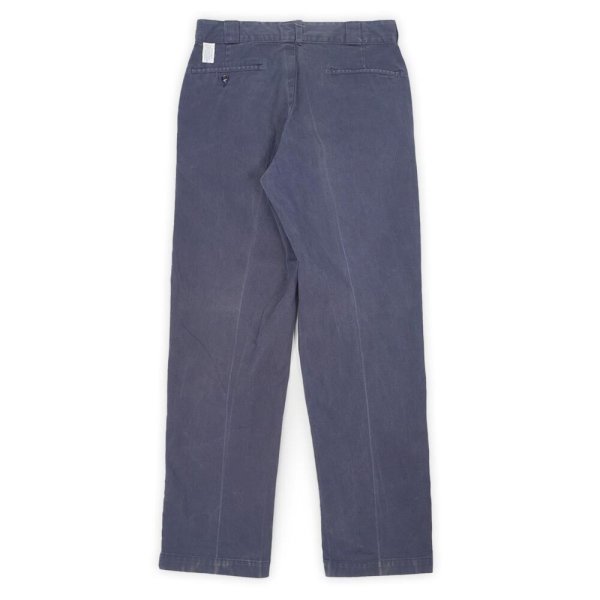 画像2: 80's L.L.Bean × Dickies コットンワークパンツ "MADE IN USA / FADE NAVY" (2)