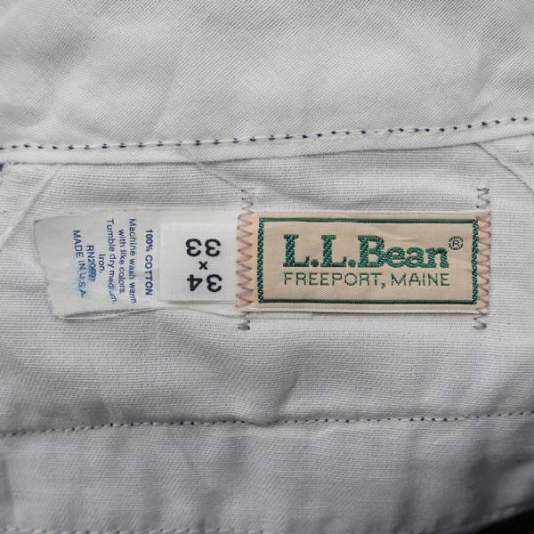 画像3: 80's L.L.Bean × Dickies コットンワークパンツ "MADE IN USA / FADE NAVY" (3)