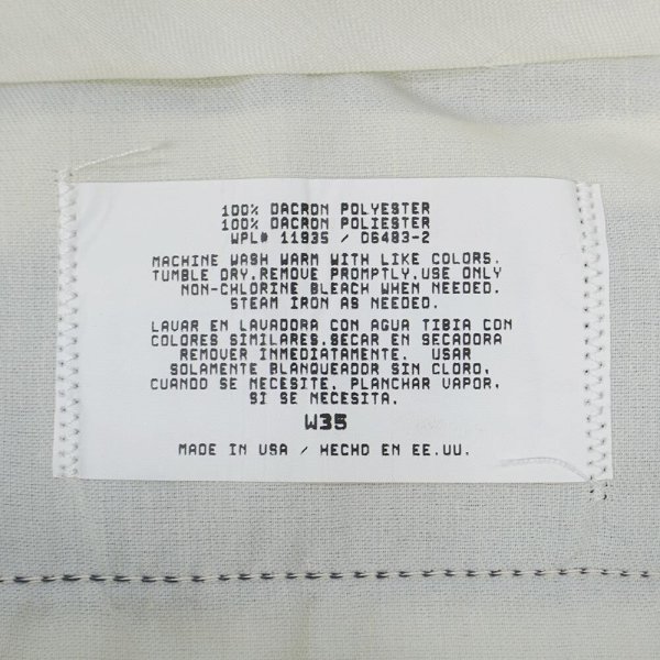 画像4: 90's TOWNCRAFT ノータックスラックス "MADE IN USA / DEADSTOCK" (4)