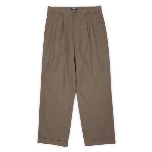 画像1: 00's DOCKERS 2タック コットントラウザー "W33 L32" (1)