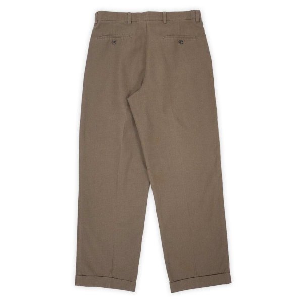 画像2: 00's DOCKERS 2タック コットントラウザー "W33 L32" (2)