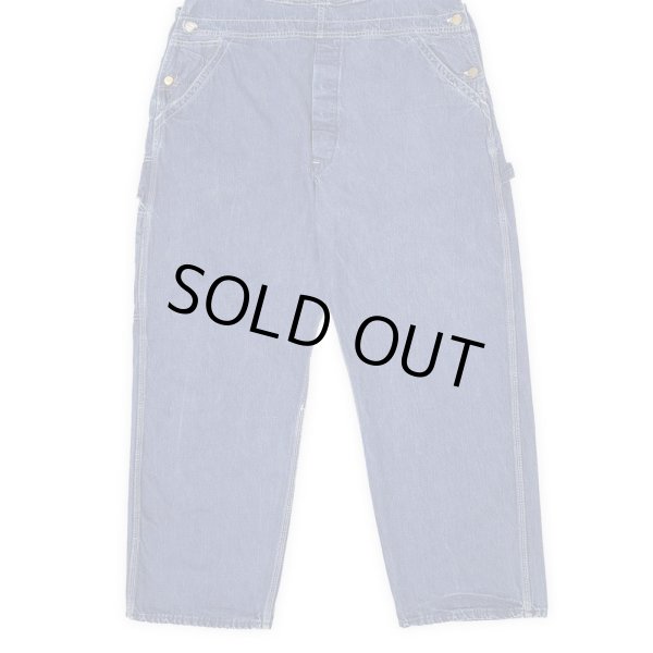 画像2: 60's Lee デニムオーバーオール "MADE IN USA / W41 L28相当" (2)