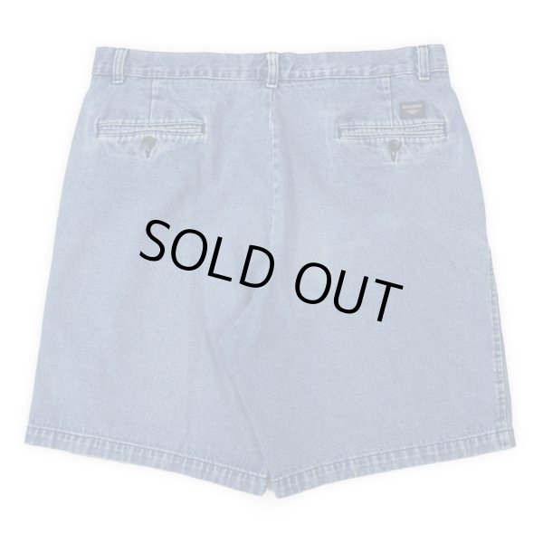 画像2: 00's DOCKERS 2タック デニムショーツ (2)