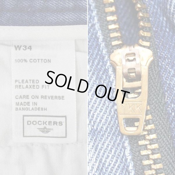 画像4: 00's DOCKERS 2タック デニムショーツ (4)