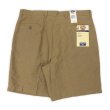 画像2: 00's DOCKERS 2タック コットンリネンショーツ "DEADSTOCK" (2)