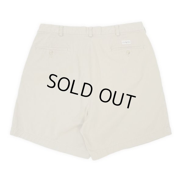 画像2: 90's Polo Ralph Lauren 2タック チノショーツ "ANDREW SHORT / BEIGE" (2)