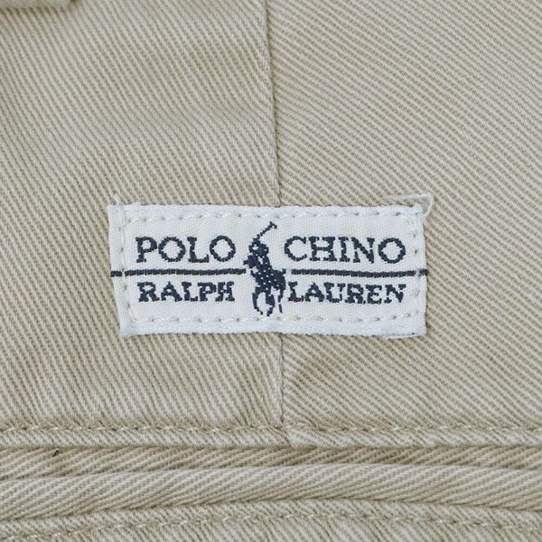 画像3: 90's Polo Ralph Lauren 2タック チノショーツ "ANDREW SHORT / BEIGE" (3)
