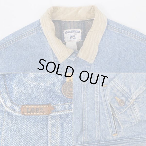 画像4: 90's Lee ブランケットライナー デニムジャケット (4)