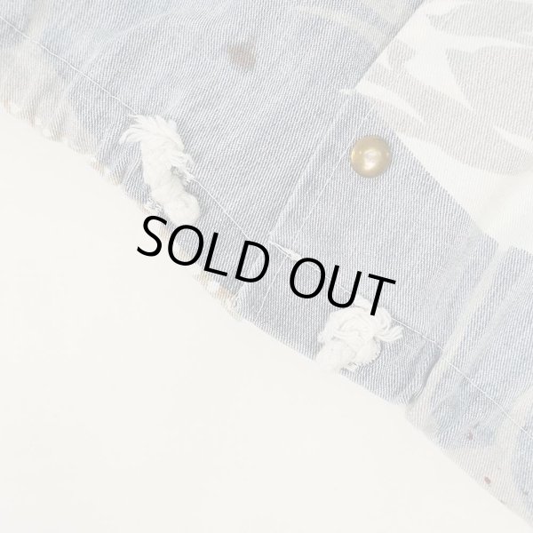 画像3: 90's MICHIGAN RAG 総柄 フーディージャケット "MADE IN USA" (3)