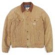 画像1: 80's Carhartt ブランケット付き ダックトラッカージャケット "MADE IN USA / 44 TALL" (1)