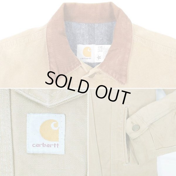 画像4: 80's Carhartt ブランケット付き ダックトラッカージャケット "MADE IN USA / 44 TALL" (4)