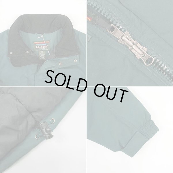 画像5: 00's L.L.Bean スタンドカラー マウンテンコート "GREEN" (5)