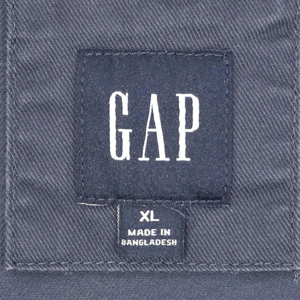 画像3: 00's GAP スタンドカラー ワークジャケット "FADE NAVY" (3)