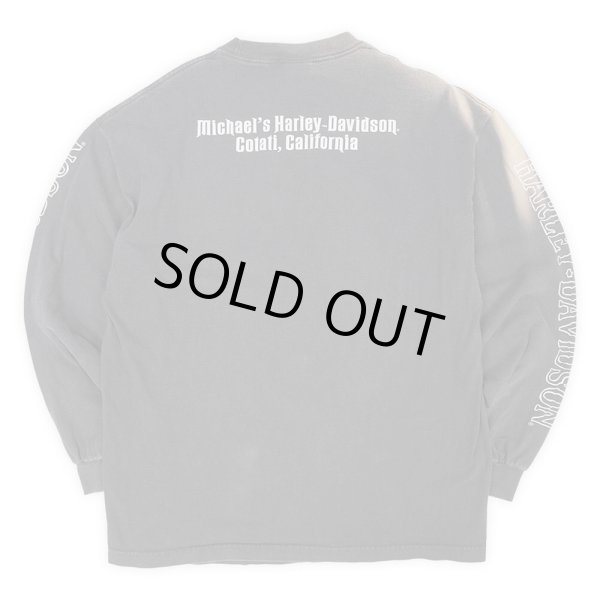 画像2: 00's HARLEY-DAVIDSON L/S Tシャツ (2)