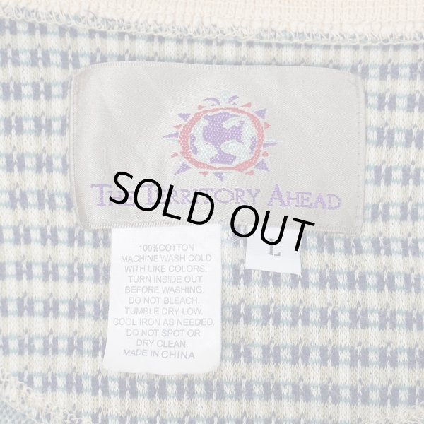 画像2: 90's THE TERRITORY A HEAD ヘンリーネックカットソー (2)